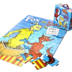 Dr. Seuss Fox In Sox Floor Puzzle 48 Pieces Age 3+